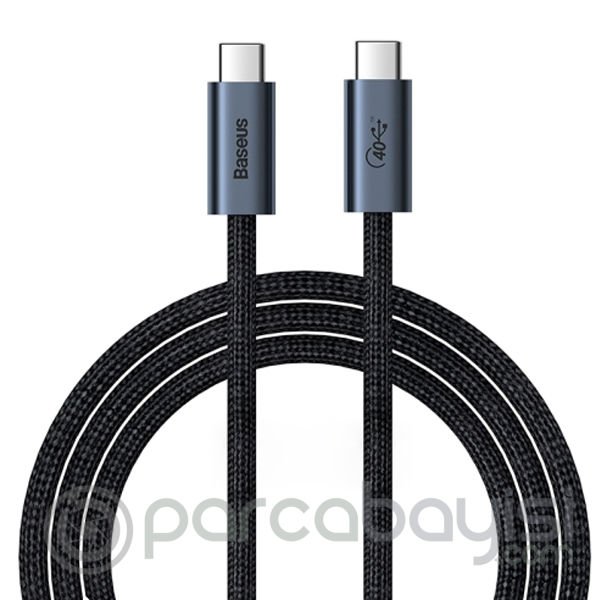 Baseus Flash Series USB4 Full 100W 40Gbps Type-C to Type-C Hızlı Şarj Kablosu