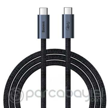 Baseus Flash Series USB4 Full 100W 40Gbps Type-C to Type-C Hızlı Şarj Kablosu