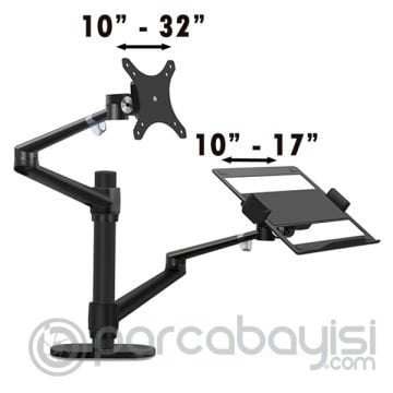 NB OL-3L Ayarlanabilir Laptop Standı ve Ergonomik Monitör Tutucu