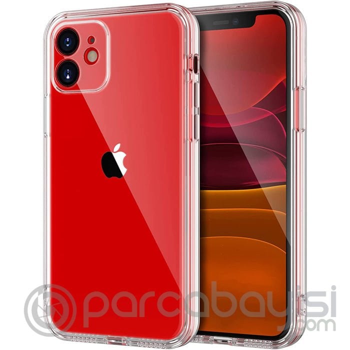 Ally Space iPhone 11 6.1inç Kamera Korumalı Premium Silikon Şeffaf Kılıf