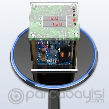 KUULAA 10W Qi Wireless Kablosuz Şarj Cihazı İPhone 11,11Pro X-XS Max XR 8