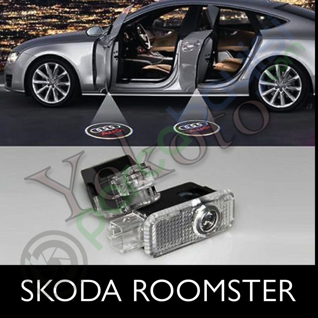 Skoda Roomster Araca Özel Kapı Logo Aydınlatma
