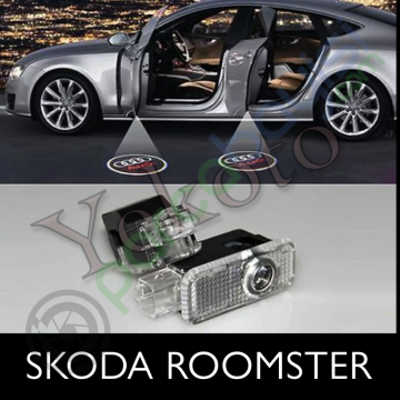 Skoda Roomster Araca Özel Kapı Logo Aydınlatma