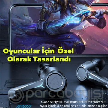 ALLY MC BH101 Tws Profesyonel Bluetooth Oyuncu Kulaklık Su Geçirmez Gürültü Engelleyicili
