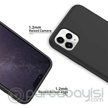 iPhone 11 Pro Max 2019 Lansman Kılıf İçi Kadife Soft Silikon Kılıf