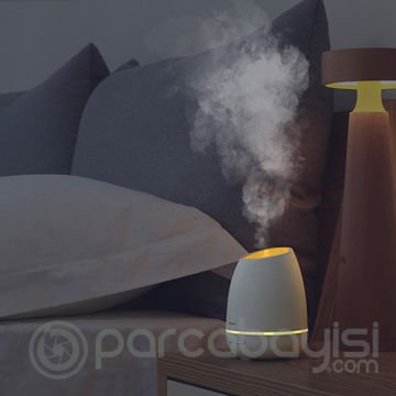 Baseus Creamy-white Aroma Diffuser Ev-Ofis Hava Nemlendirici