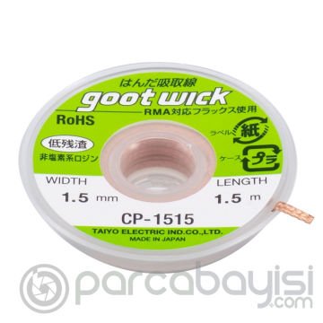 Goot Wick Cp-1515 Lehim Sökme Teli 1.5mm,1,5metre