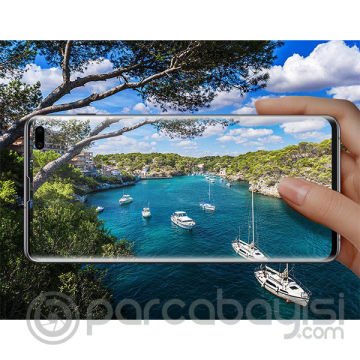 Gor Sm Galaxy S10 3d Kavisli Darbe Emici Full Ekran Koruyucu 2 Adet Set