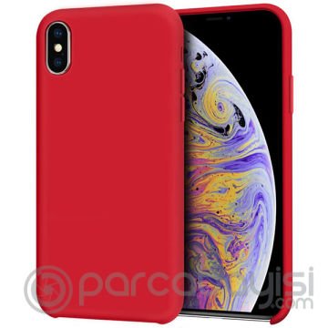 iPhone XS Max 6.5 Lansman Kılıf İçi Kadife Soft Silikon Kılıf