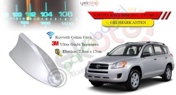 Toyota Rav4 2006-212 Arası Uyumlu Gri Shark Anten Köpek Balığı Anten