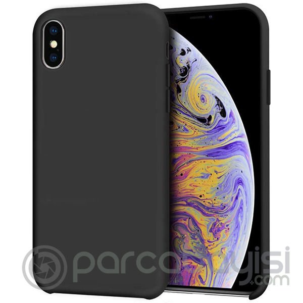 iPhone X- XS 5.8 Lansman Kılıf İçi Kadife Soft Silikon Kılıf