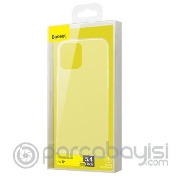 Baseus Wing Case İPhone 12 Mini 5.4 Kılıf Ultra İnce Lux Mat Şeffaf Kılıf