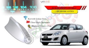 Suzuki Swift Uyumlu Gri Shark Anten Köpek Balığı Anten