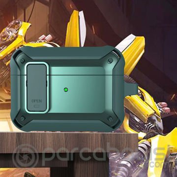 ALLY Shockproof Darbe Emici AirPods Pro Kulaklık Kılıfı