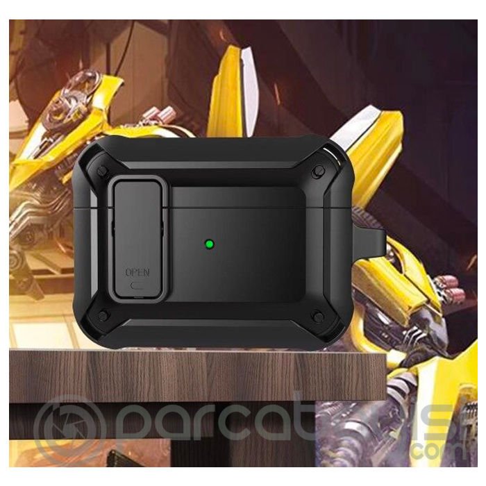 ALLY Shockproof Darbe Emici AirPods Pro Kulaklık Kılıfı