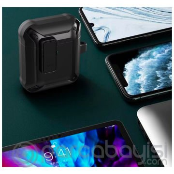 ALLY Shockproof Darbe Emici AirPods Pro Kulaklık Kılıfı