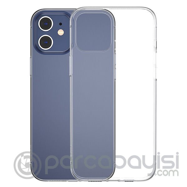 Baseus Simple Case İPhone 12 6.1 İnce Şeffaf Silikon Kılıf