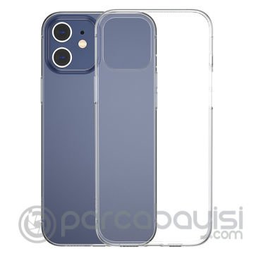 Baseus Simple Case İPhone 12 6.1 İnce Şeffaf Silikon Kılıf