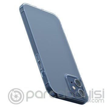 Baseus Simple Case İPhone 12 6.1 İnce Şeffaf Silikon Kılıf