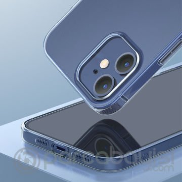 Baseus Simple Case İPhone 12 6.1 İnce Şeffaf Silikon Kılıf