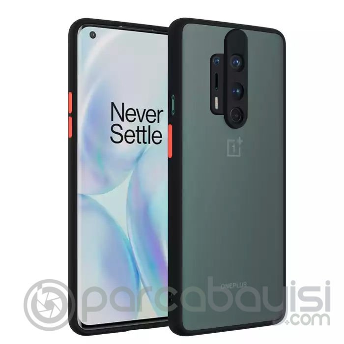 Ally OnePlus 8 Pro Kamera Lens Korumalı Kılıf Premium Silikon Kılıf