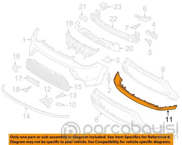 Kia Soul Ön Tampon Bakaliti Alt Orjinal | 86512B2100
