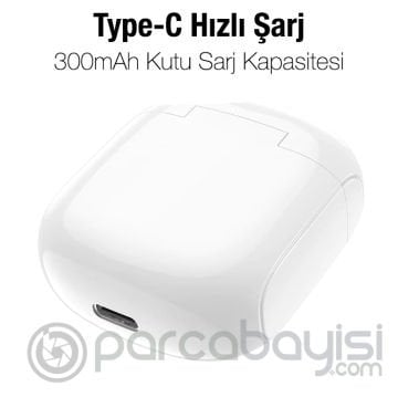 HOCO EW19 TWS Bluetooth 5.3 Kablosuz Kulakiçi Kulaklık Superbass Gürültü Önleyici Kulaklık