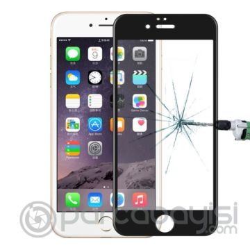 İPhone 6-İPhone 6S 3d  Full Kaplama Tempered Cam Ekran Koruyucu