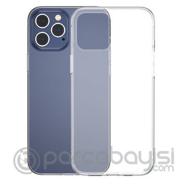 Baseus Simple Case İPhone 12 Pro Max 6.7 İnce Şeffaf Silikon Kılıf