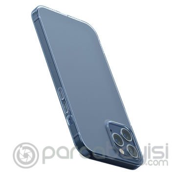 Baseus Simple Case İPhone 12 Pro Max 6.7 İnce Şeffaf Silikon Kılıf
