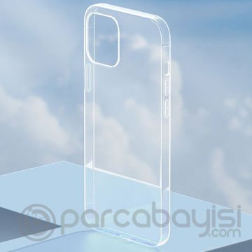 Baseus Simple Case İPhone 12 Pro Max 6.7 İnce Şeffaf Silikon Kılıf