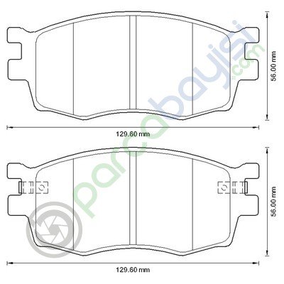 Hyundai Accent Era Ön Balata Seti 2005 Sonrası 581011Ge00-581011Ja10