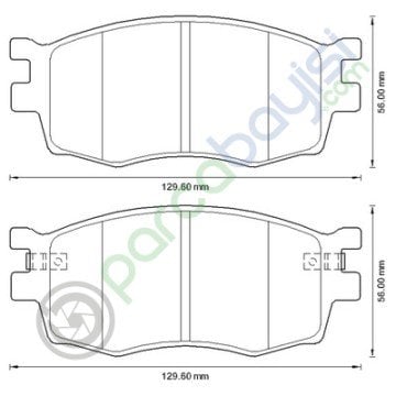 Hyundai Accent Era Ön Balata Seti 2005 Sonrası 581011Ge00-581011Ja10