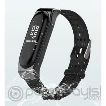 Mijobs Mi Band 3 Tpu+metal Correa Kayış Kordon