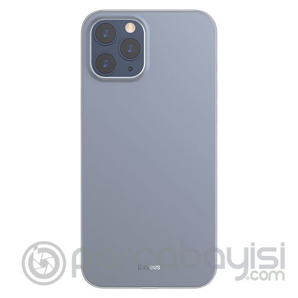 Baseus Wing Case İPhone 12 Pro 6.1 Kılıf Ultra İnce Lux Mat Şeffaf Kılıf