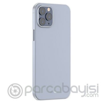 Baseus Wing Case İPhone 12 Pro 6.1 Kılıf Ultra İnce Lux Mat Şeffaf Kılıf