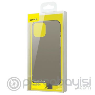 Baseus Wing Case İPhone 12 Pro 6.1 Kılıf Ultra İnce Lux Mat Şeffaf Kılıf
