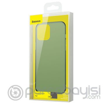 Baseus Wing Case İPhone 12 Pro 6.1 Kılıf Ultra İnce Lux Mat Şeffaf Kılıf