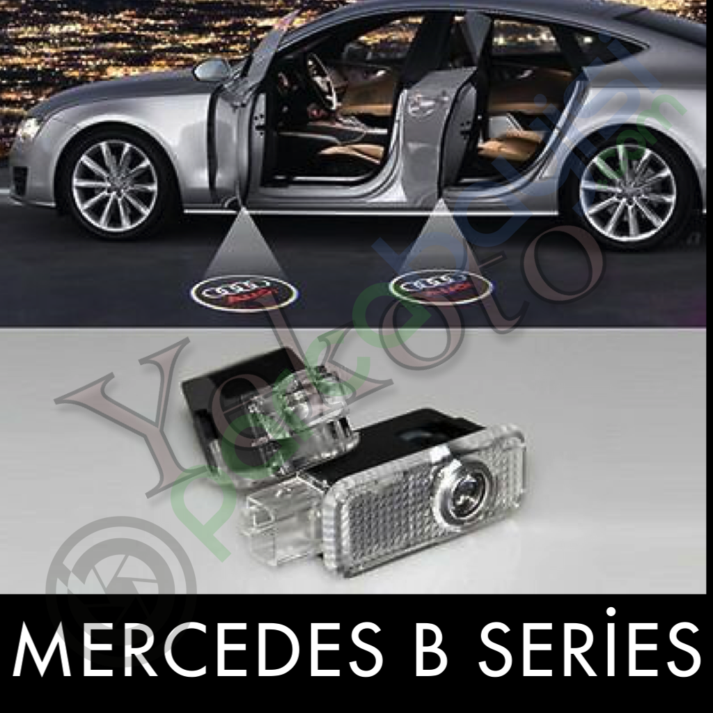 Mercedes B Series Araca Özel Kapı Logo Aydınlatma