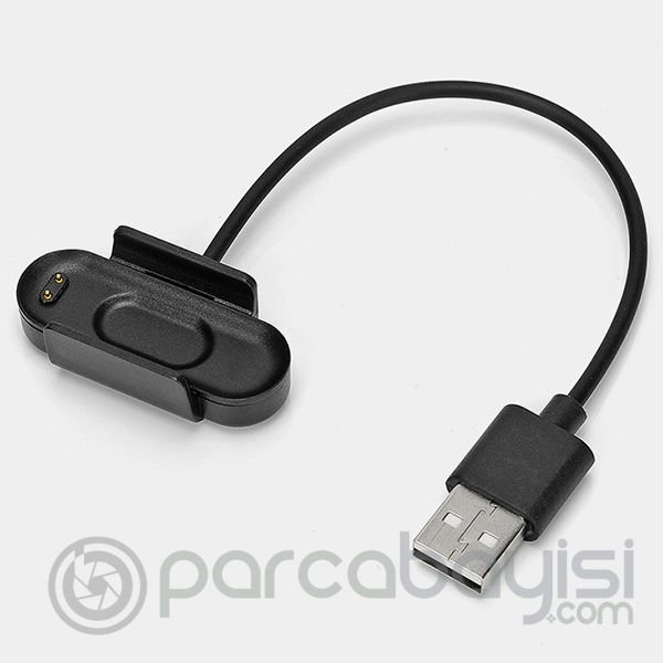 Xiaomi Mİ Band 4 Usb Şarj Kablosu Kordondan Çıkarmadan Şarj