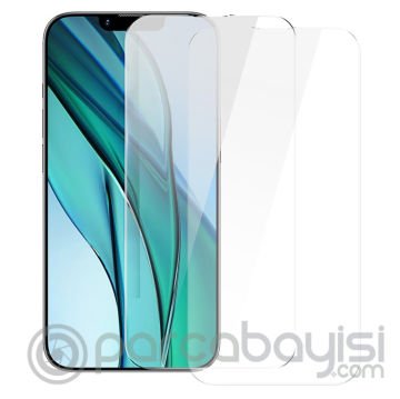 Baseus iPhone 14 Plus-13 Pro Max 6.7 ile Uyumlu 0.3mm All-glass Tempered Full Cam Ekran Koruyucu 2 A