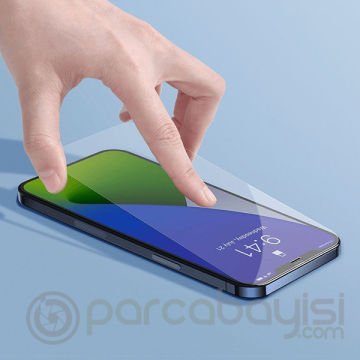 Baseus İPhone 12 Pro Max 6.7  0.3mm Ful Tempered Cam Ekran Koruyucu 2 Adet Set