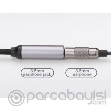 KUULAA Type-C To 3.5mm Aux Kulaklık Ses Dönüştürücü Adaptörü