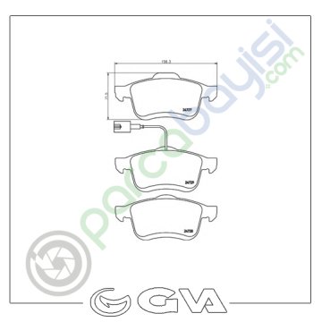 Opel Combo Ön Balata Seti 2012 Sonrası 77364929-77365311