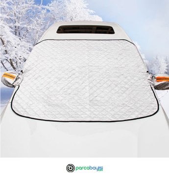 Ralf Araç Oto Cam Brandası Kar Buz Güneş Önleyici Koruyucu Branda-Anti-Don Antifriz Branda
