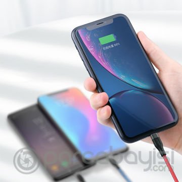 KUULAA 3in1 Type-C+İPhone+Micro 30CM Kısa Usb Şarj Kablsu
