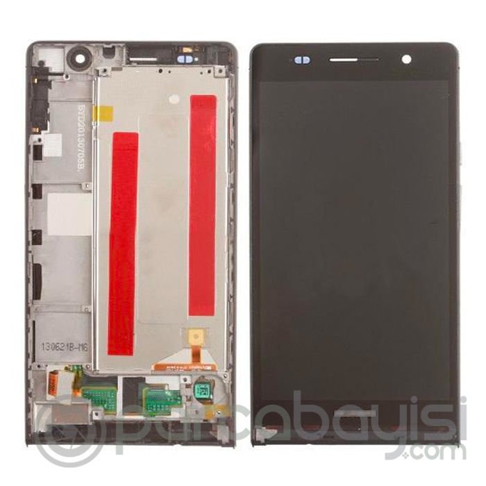 Huawei Ascend P6 LCD Ekran Dokunmatik Çıtalı