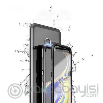 Ally Galaxy S9+plus Mıknatıslı 360 Koruma Arkası Cam Metal Frame Kılıf