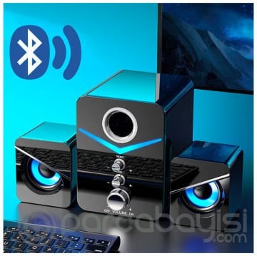 ALLY MC D221 Pro 2+1 Bluetooth Hoparlör Kablosuz Ev Sinema Sistemi