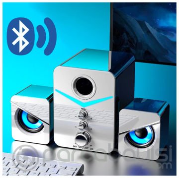 ALLY MC D221 Pro 2+1 Bluetooth Hoparlör Kablosuz Ev Sinema Sistemi